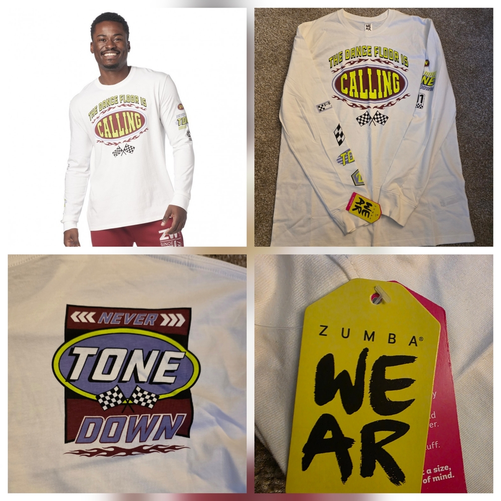 Zumba - The Dance Floor Is Calling - Long Sleeve Unisex Tee